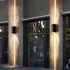 Водонепроницаемый настенный светильник высокой мощности для крыльца, алюминиевая уличная лампа для сада, патио, узкий луч, Светодиодный точечный светильник, 1020 Вт