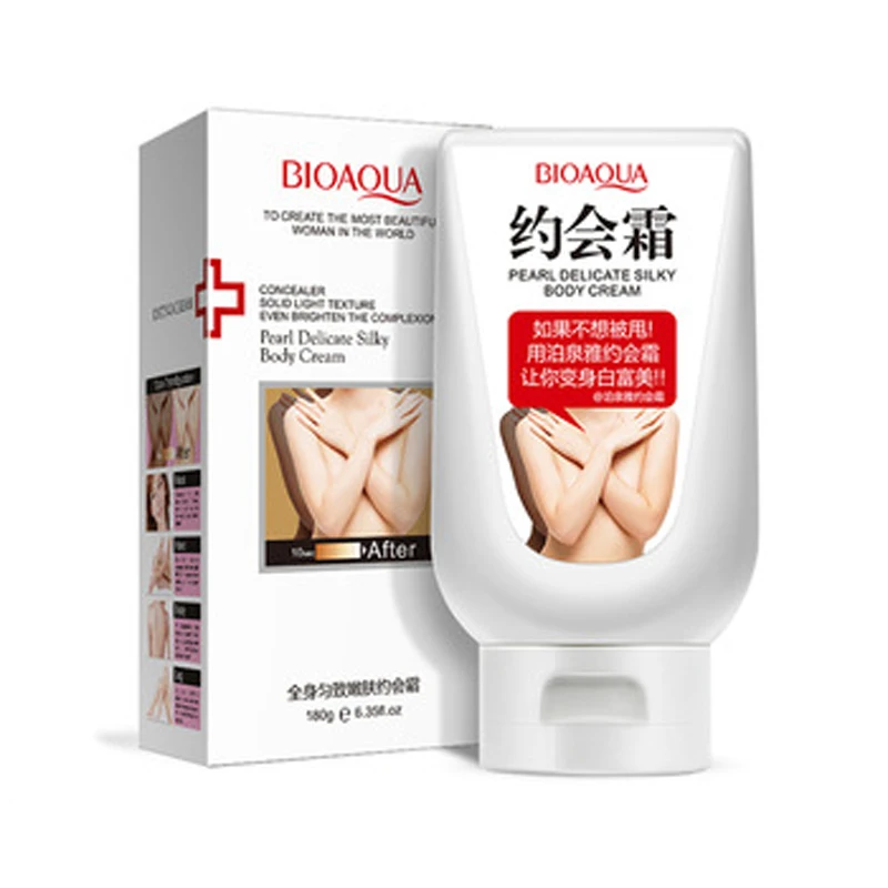 Увлажняющий и отбеливающий крем для тела 180 мл | Красота здоровье