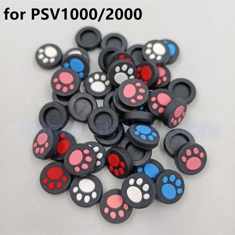 60 пар милых кошачьих лап аналоговые колпачки для захвата большого пальца