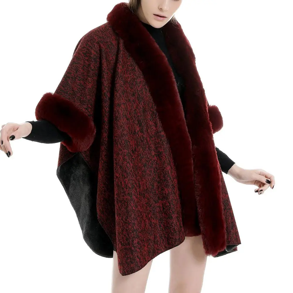 

Winter Cloak Women Soft Cashmere Print Cardigan Capes Shawl Coat Ponchos Mujer Invierno Elegantes Cape Poncho Women