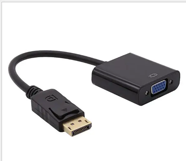 Переходник с DP на VGA DisplayPort папа мама кабель адаптера 1080P для ТВ ноутбука