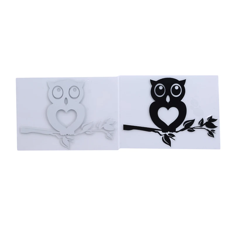 Высокое качество мультфильм животных Сова автомобиля стикер креативный