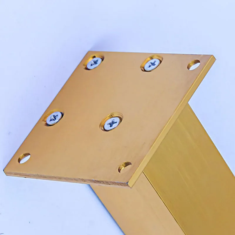 

4PCS Aluminium Alloy Furniture Leg sofa Cabinet Foot Tea Table Foot Metal Foot TV Cabinet Support Foot Hardware Accessories