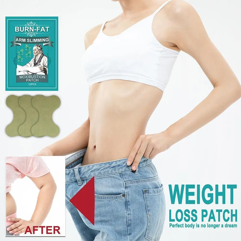 

12 Stickers/box Thin Arm Stickers Slimming Patch Weight Loss Cellulite Fat Burn Detox Slim Arm Slim Patch