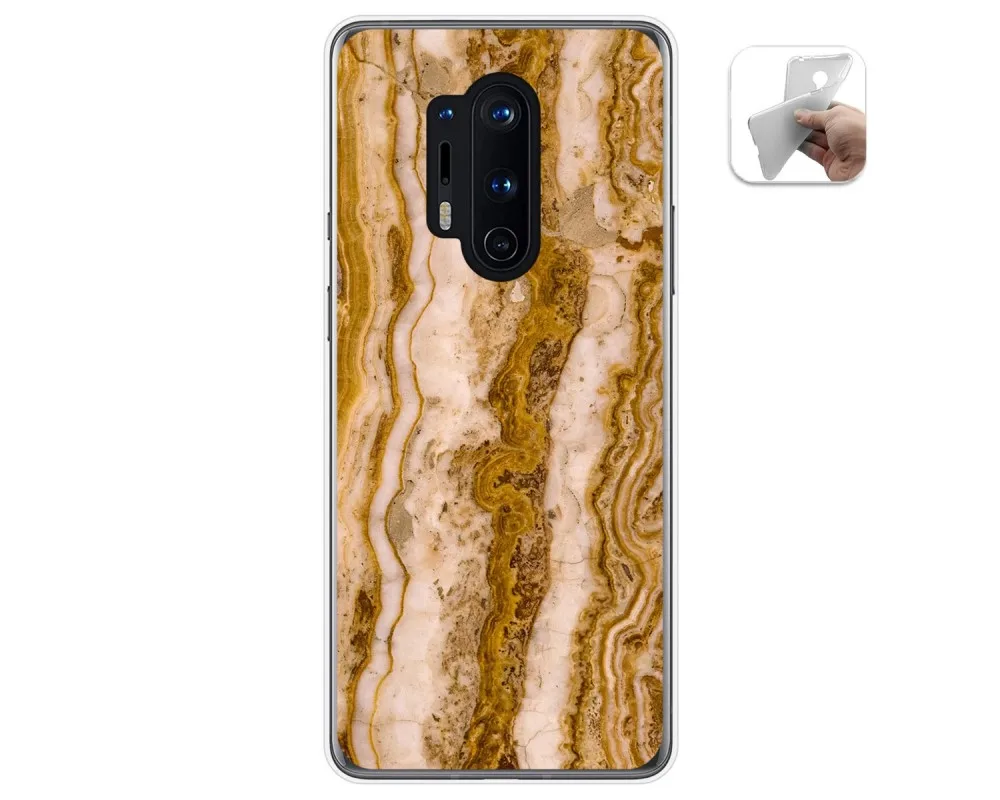 Чехол из гелевого ТПУ чехол для Oneplus 8 Pro мраморный дизайн 10 рисунков | Мобильные