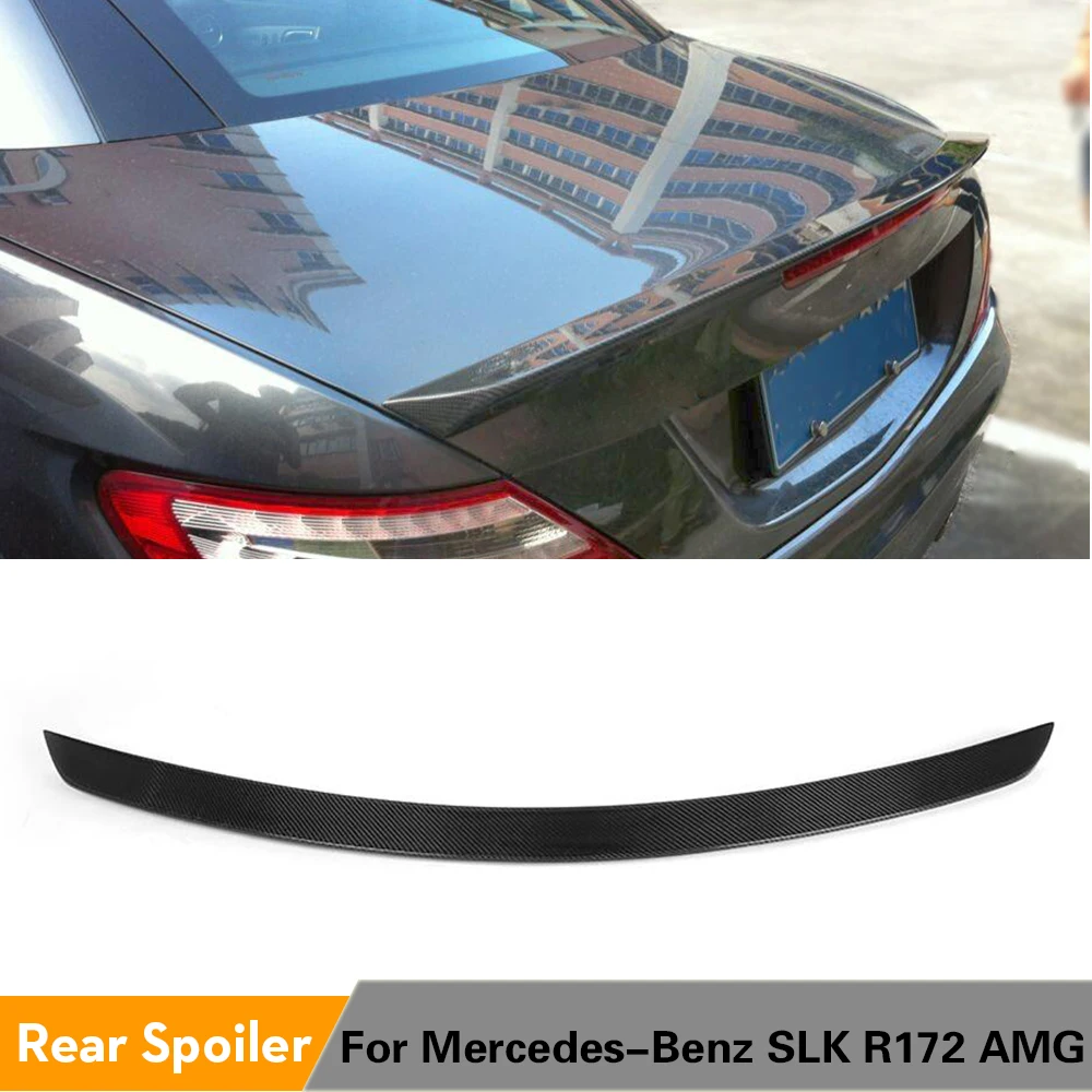 Задний спойлер из углеродного волокна крыло багажника для Mercedes Benz R172 SLK Class 200 250 300
