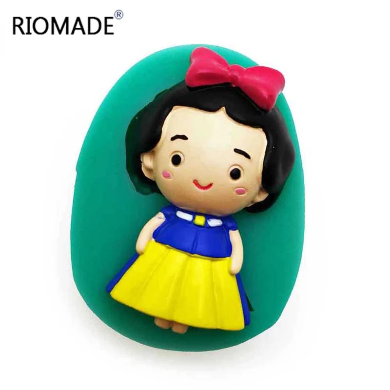 Мультяшная силиконовая форма для помадки украшения торта принцесса шоколадная