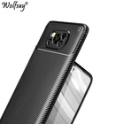 Чехол для Xiaomi Poco X3 NFC Poco M3, силиконовый ударопрочный чехол из углеродного волокна для Xiaomi Poco X3 NFC, чехол для Xiaomi Poco X3 NFC