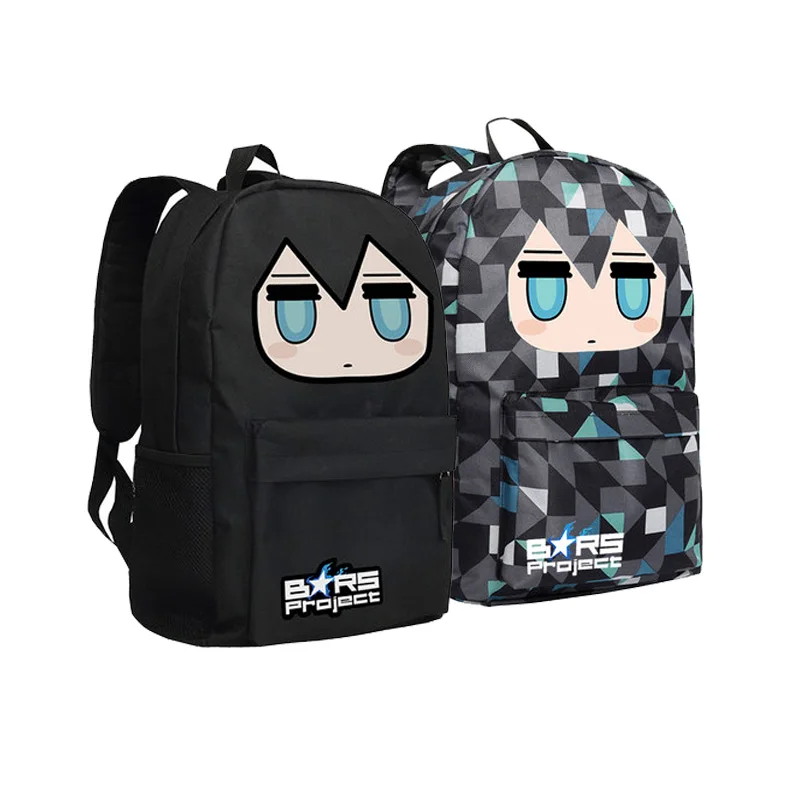 

Anime BLACK ROCK SHOOTER BRS Eyes Cartoon Backpack Book Travel Bag Game Schoolbag Students Bag Cospaly Gifts