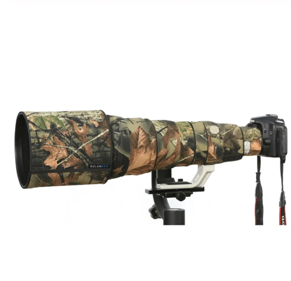 Линзы rolanpro камуфляжное пальто дождевик для Canon EF 500 мм F/4,5 L USM объектив защитный чехол пистолеты одежда для SLR объектив камеры