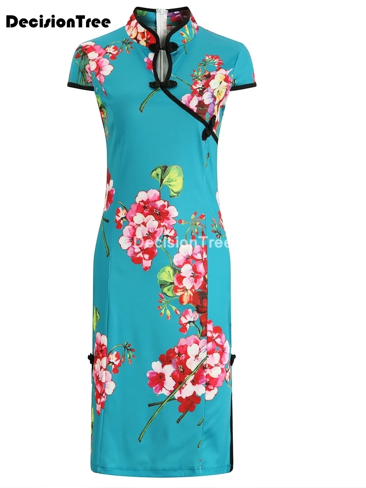 

2021 chinese dress girls chinese style cheongsam dress retro qipao sexy women split sexy dress vintage outfits cheongsam dress