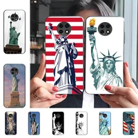 the statue of liberty phone case for redmi 9 5 s2 k30pro fundas for redmi 8 7 7a note 5 5a capa