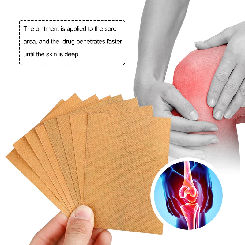 Пластырь китайский от артрита 80 шт. пластырь боли в коленях плечах спине талии