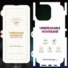 Гидрогелевая пленка для iPhone 13 Pro Max mini, Защитная мягкая матовая прозрачная пленка для всего корпуса