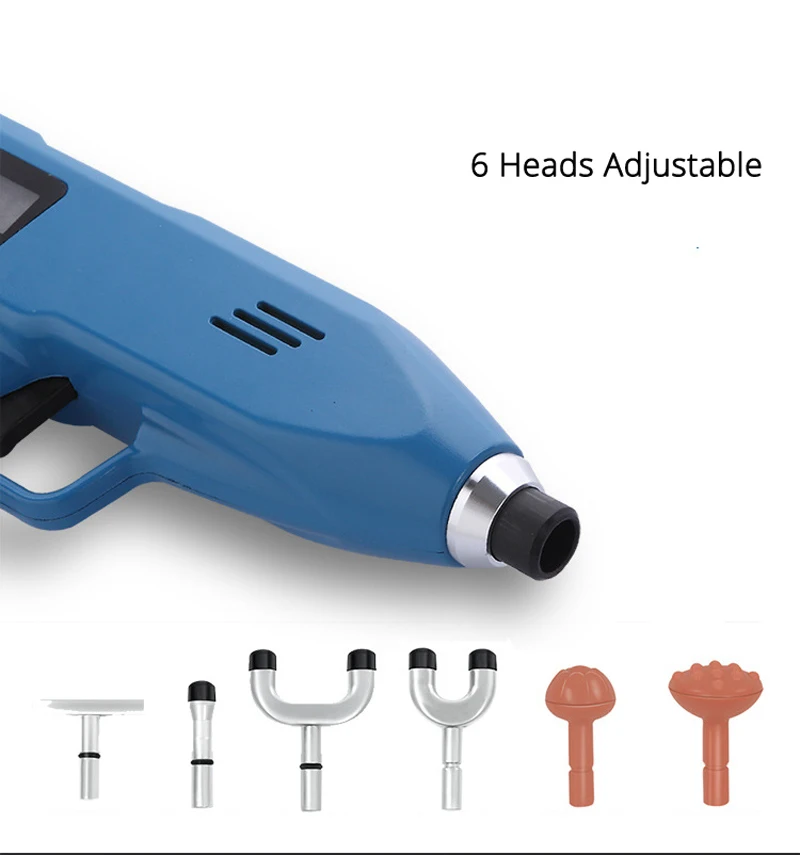 6 Heads 13 Levels Adjustable Spine Chiropractic Instrument Electric Bone Correction Gun Activator Cervical Therapy Massager | Красота и