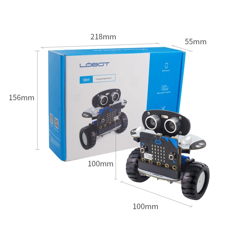 LOBOT робот Arduino DIY Qbit микро: бит Программирование интеллектуальный пульт