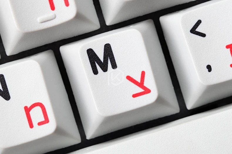 Kpreобщественного 139 иврита корень надпись вишневого профиля краситель Sub Keycap