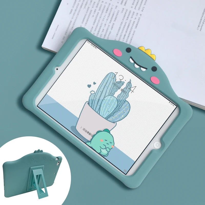 

Мультяшный силиконовый детский безопасный Чехол для iPad 10,2 Pro 11 2020, чехол, мягкий силиконовый чехол для iPad 9,7 10,5 10,9 Air 4 3 Mini Capa