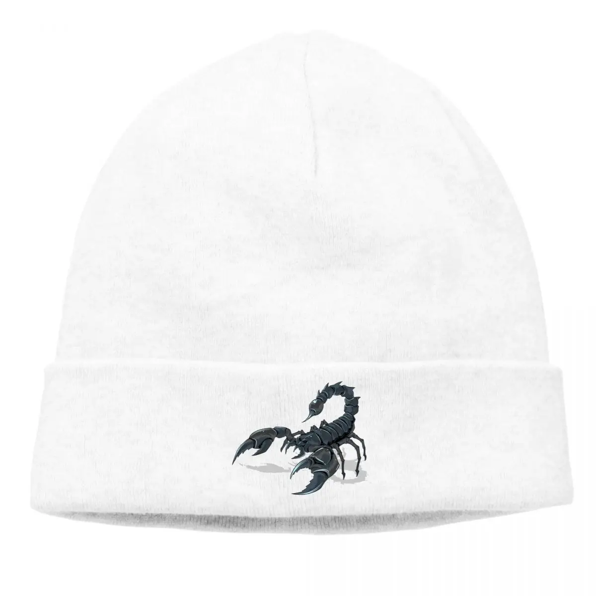 

Fashion Beanie Hats Scorpion Bug Horoscope Zodiac Detail Element Knit Bonnet High Quality Skullies Caps Earmuffs