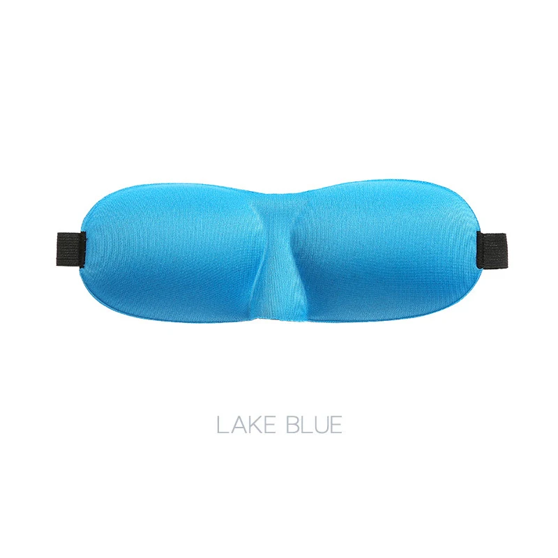 Lake Blue Новая Обновленная 3D маска для сна, маска для сна, хорошее затенение, стерео покрытие для глаз, повязка для глаз, повязка на глаза, повязка на глаза - Цвет: Lake Blue