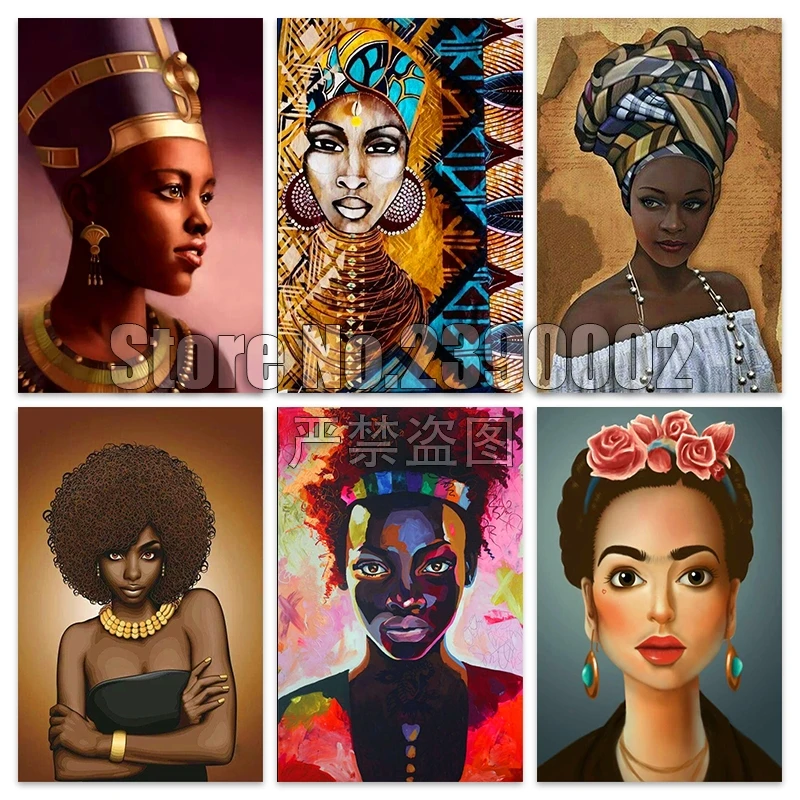 

African girl,Cartoon,Diamond Embroidery,5D,Black beauty,Diamond Painting,Beads,Diamond Mosaic,Cross Stitch,Decoration,DIY,Crafts