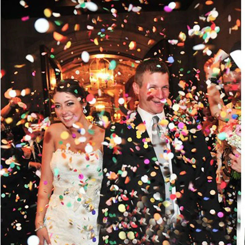 1 5 см 10 г Микс Бумажных Конфетти из фольги Розовый Золотой синий свадебный бросок