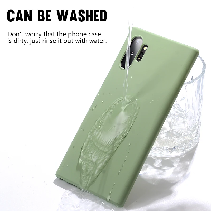 Ультра-тонкий жидкий силиконовый чехол для samsung galaxy S10e A50 A70 A80 A90 S10 S9 10 Plus Note 8 9 A10 A20