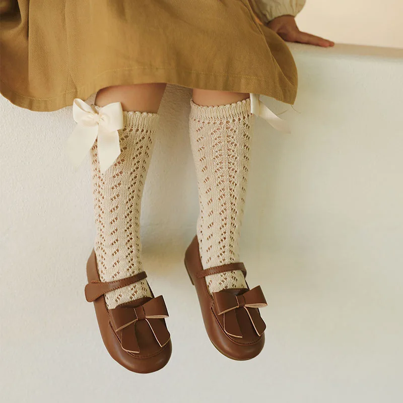 Носки в западном стиле для девочек с рисунком жимолой новые детские носки