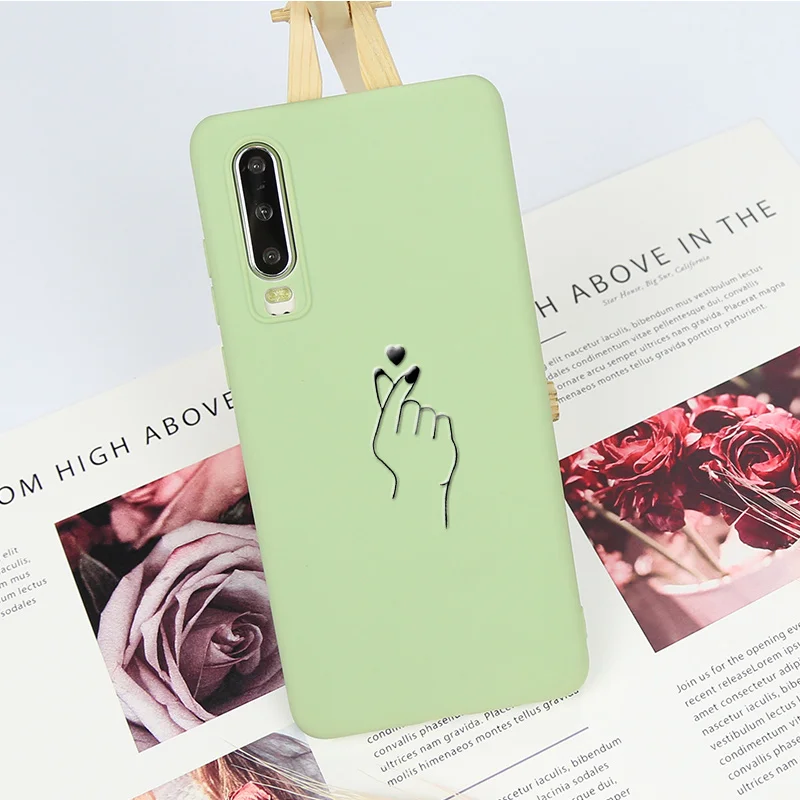 Plain Phone Case For Huawei P9 P10 P20 P30 Lite Pro Back Cover Silicon P Smart/Enjoy 7S Smart 2019 |