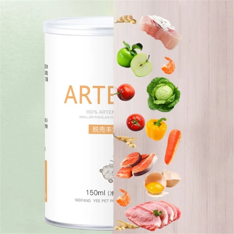 FIsh food Tank fish Brine Shrimp egg artemia shelling baby feed aquarium tropical salty guppy betta | Дом и сад