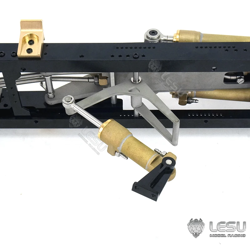 1/14 металлический гидравлический цилиндр подъемные детали для LESU RC 8x8 MAN TGS
