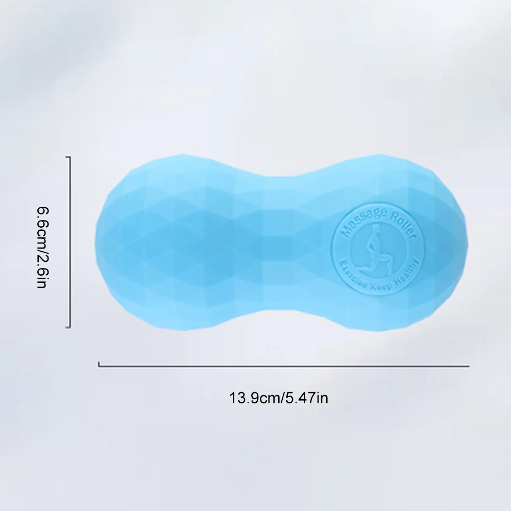 

3PCS New Balle De Massage Silicone Pilates Yoga Cervical Spine Rehabilitation Ball Home Fitness Peanut Ball Yoga Fitness Ball