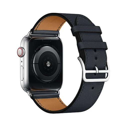 Кожаный ремешок для Apple watch 4, 5, ремешок 44 мм, 40 мм, iWatch 38 мм, 42 мм, ремешок из натуральной кожи, браслет для Apple watch 3, 2, 1, 42 - Цвет ремешка: 8