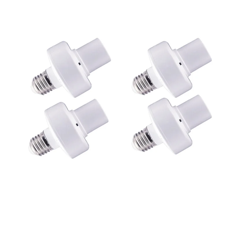 4 PCs WiFi умный светильник, адаптер, держатель лампы, база, AC Smart Life/Tuya, беспроводное Голосовое управление с Alexa Google Home E27 E26 85-265 в - Комплект: 4 PCs