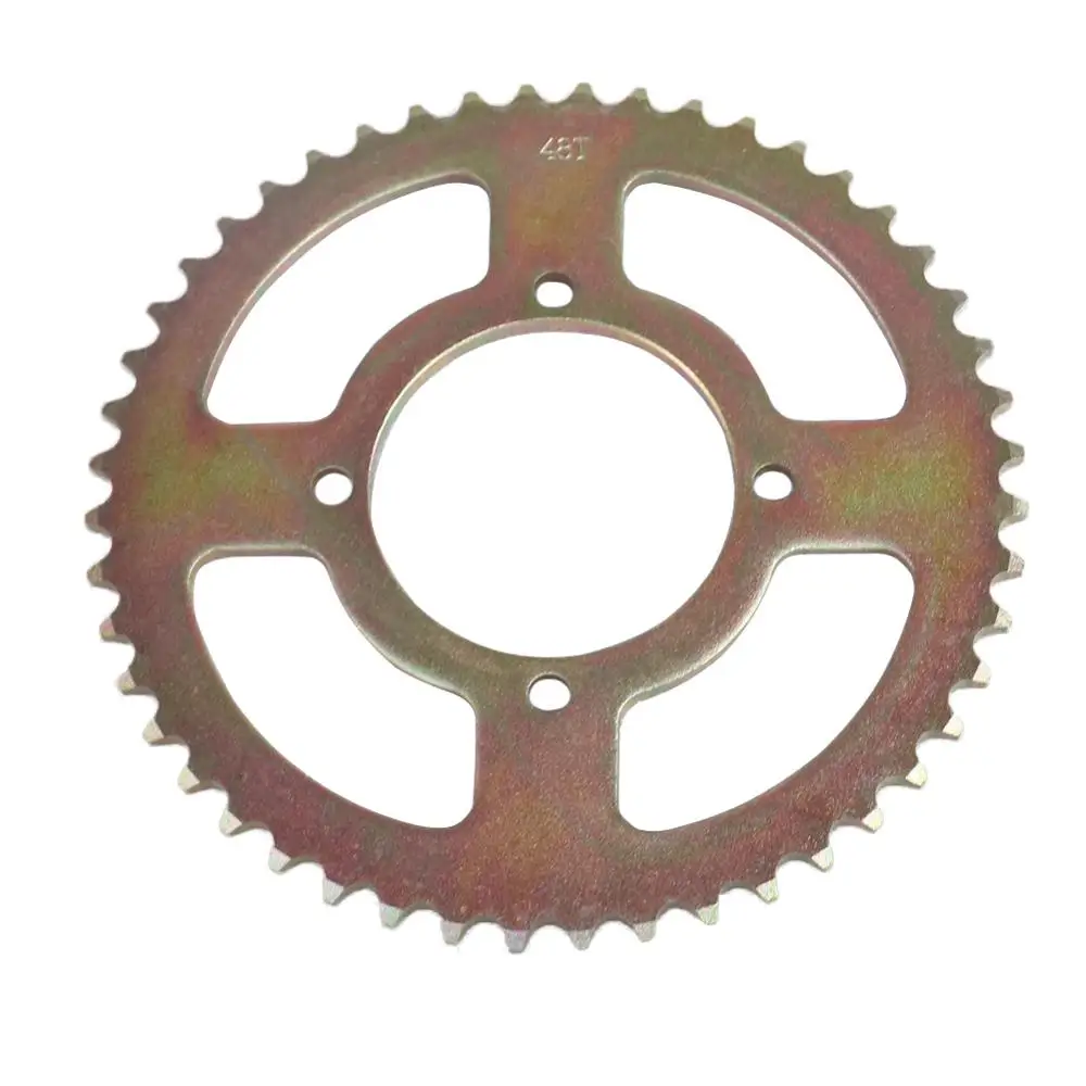 

420 chains 48T Motorcycle Chain Sprockets Rear Back Sprocket Cog For 110cc 125cc 140cc Dirt Pit Bike