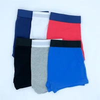vip customize high quality cotton short boxers men business underwear