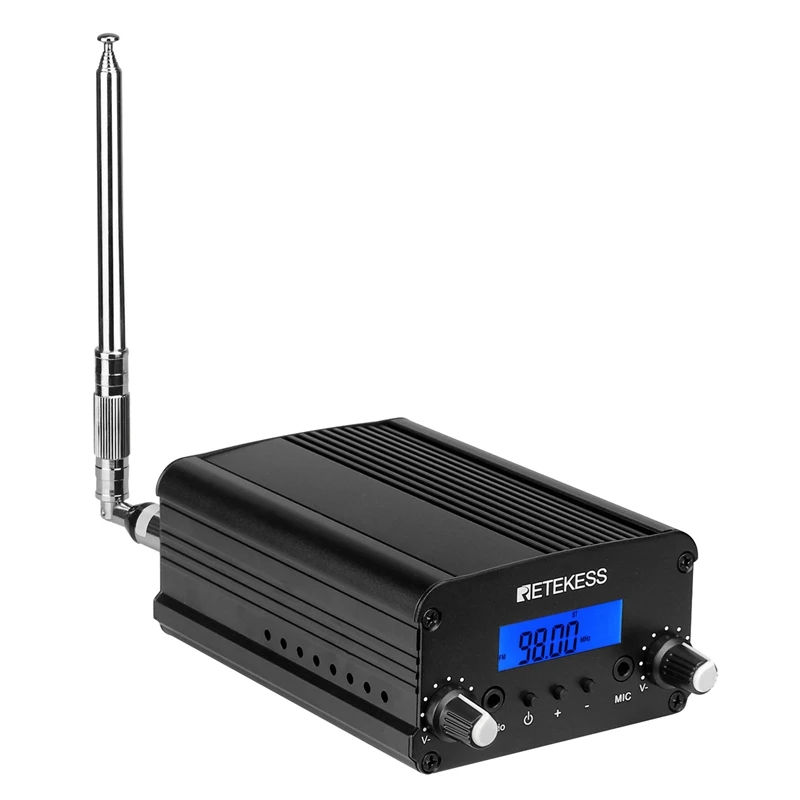 

TR509 Portable Transmitter Support AUX/MIC Input with LCD Display US Plug