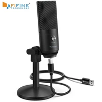 fifine usb microphone for mac pc windowsvocal mic for multipurposeoptimized for recordingvoice oversfor youtube skype k670b