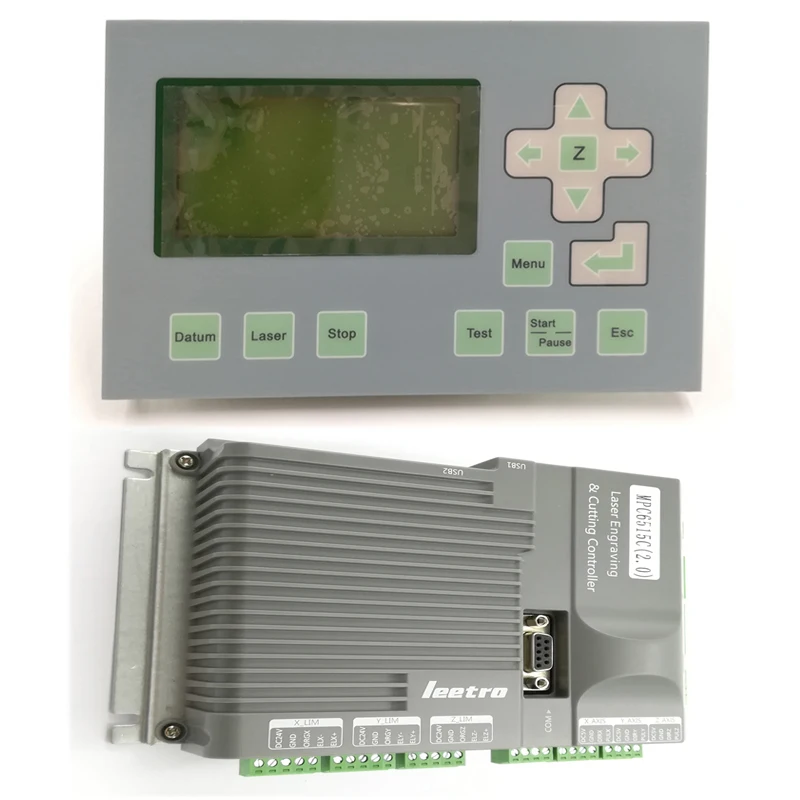 Leetro MPC6515C Лазерная DSP контроллер 3 axis motion с зеленым ключ для CO2 лазерная резка и
