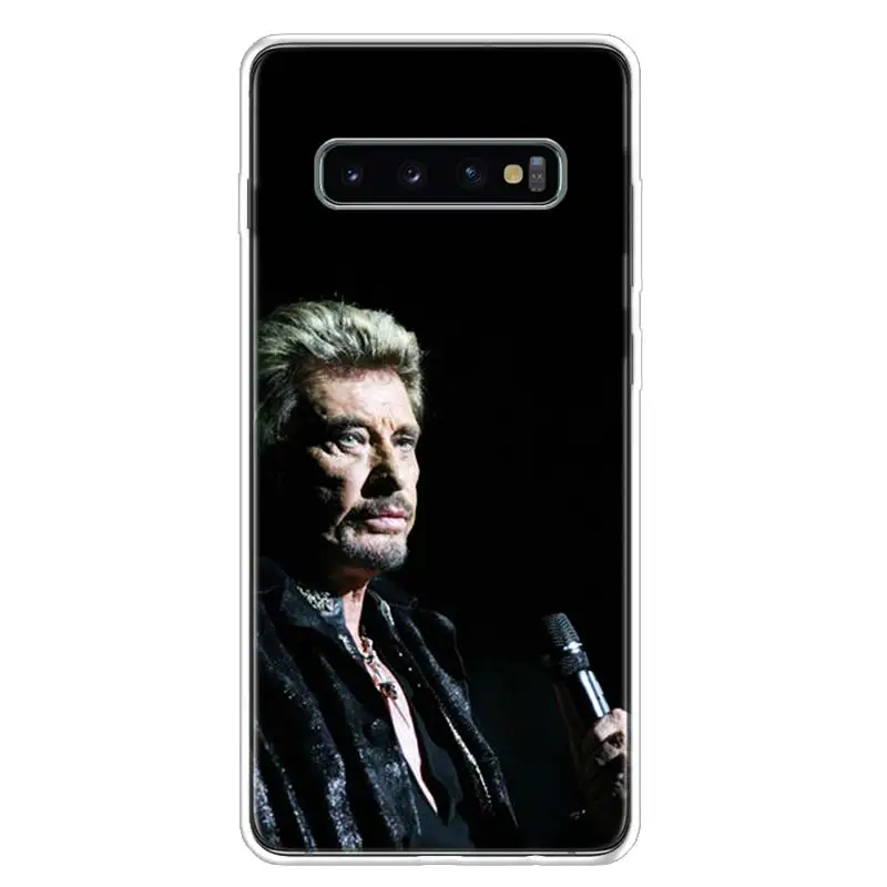 Johnny Hallyday Music Cover Phone Case For Samsung Galaxy S10+ Lite Note 10 9 8 S9 S8 J4 J6 J8 Plus S7 S6 Coque Shell