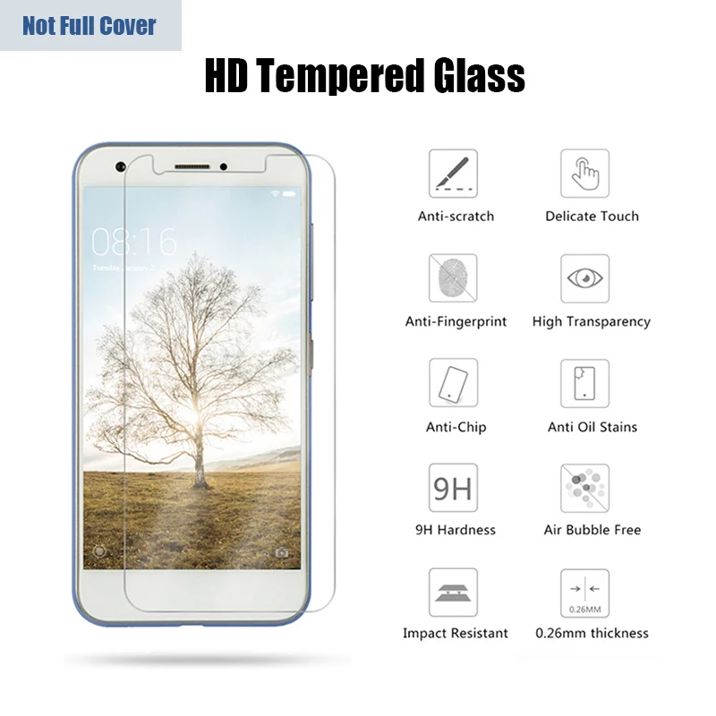 Защитное стекло для ZTE Blade V8 Lite Mini V9 Vita Защитная пленка экрана X3 X5 X7 X9 V10 9H HD