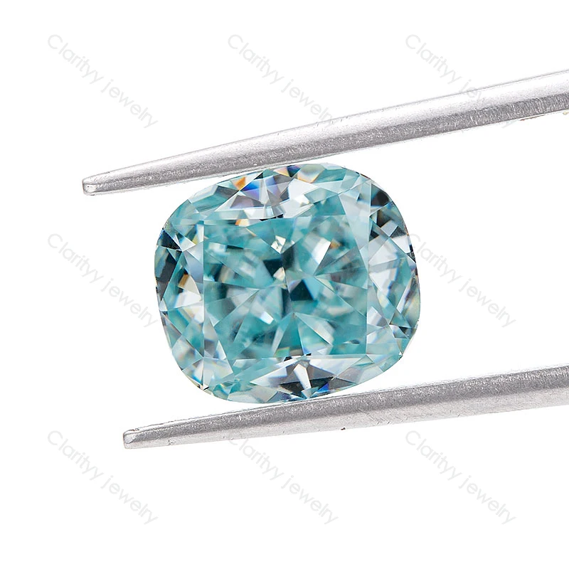 Holycome Moissanite GRA VVS1 оптовая продажа Aqua Blue свободный драгоценный камень дробленый лед