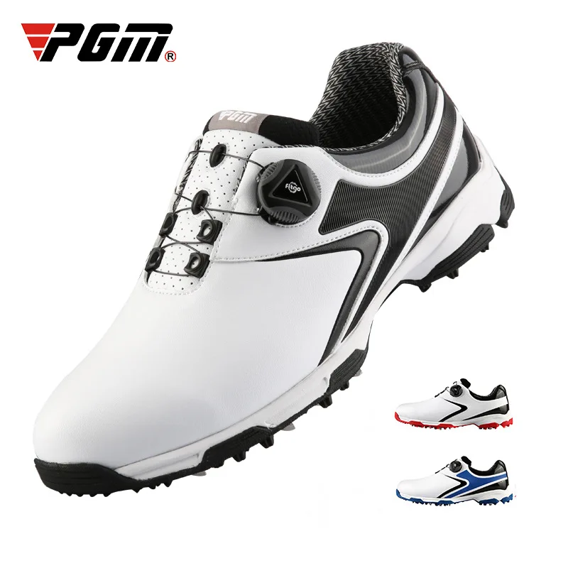 

PGM golf fashion comfortable men's shoes skid-proof rotating shoelace sneakers waterproof and breathable