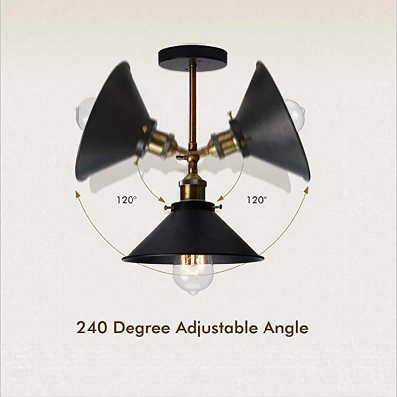 

Vintage Wall Lamp E27 Base Industrial Wall Sconces AC90-260V Wall Light for Indoor Lighting Adjustable Retro Loft bedroom light