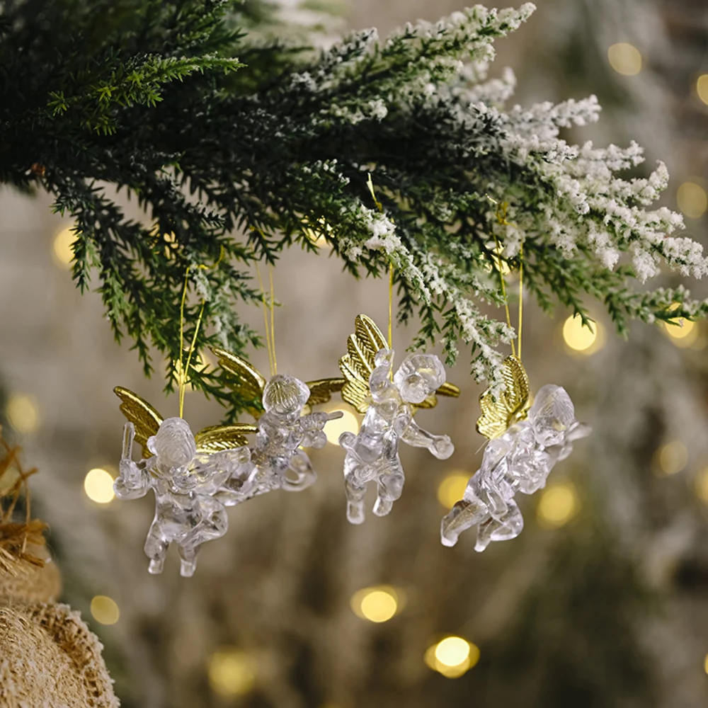 4 шт. декоративные подвески в виде ангелов|Кулоны и подвески| |