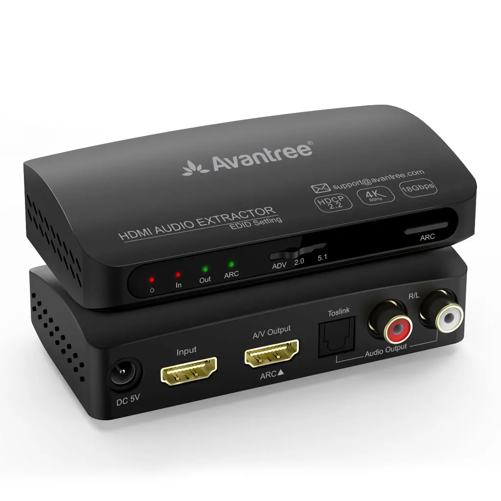 Аудио-экстрактор с оптическим и аналоговым звуком поддержкой lossy - Цена: 2920.47