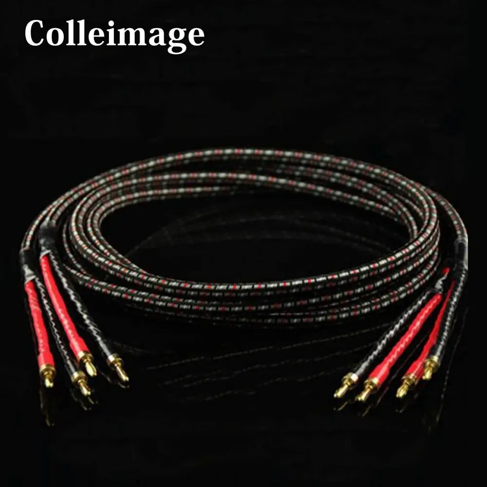 Высококлассный Акустический кабель Colleimage AQ CV8 6N OCC Hifi усилитель CD динамик с