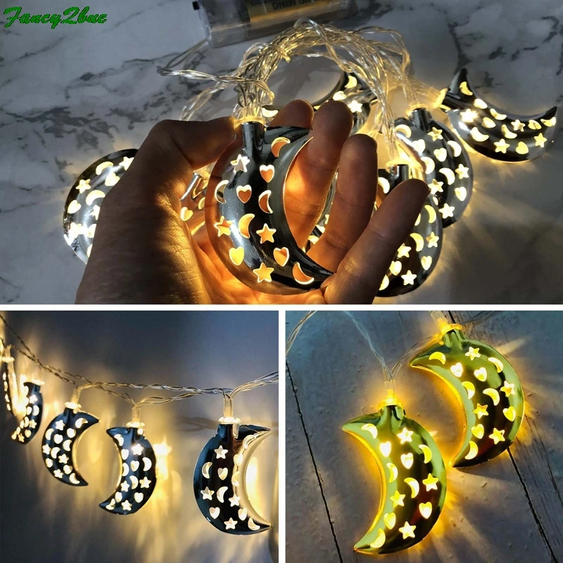 

1.65m LED String Light 10LED Lamp String Holiday Home Decoration For Ramadan Eid Party Decor