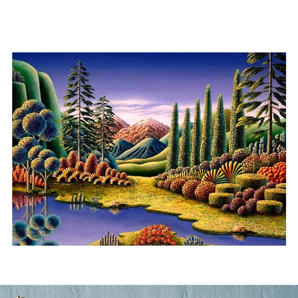 Набор для алмазной вышивки деревья|Алмазная мозаика и вышивка| |