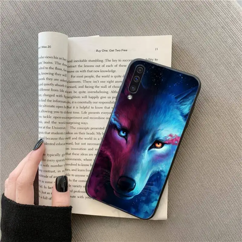 

Ruthless wolf face Cool animal Phone Case For Samsung galaxy S 9 10 20 A 10 21 30 31 40 50 51 71 s note 20 j 4 2018 plus